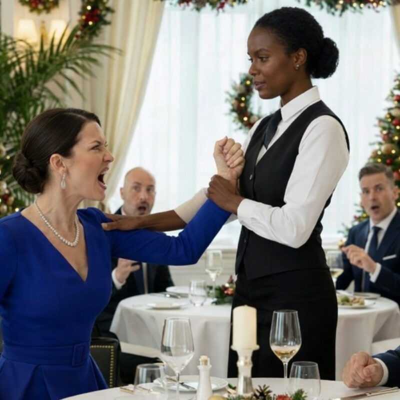 Visi drebėjo prieš milijardieriaus žmoną… kol nauja padavėja neišdrįso nutraukti tylos