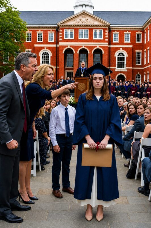 Per savo pačios universiteto baigimo ceremoniją tėvas trenkė man antausį taip stipriai, kad mano akademinė kepurė nuskriejo ant žemės: "Tu nenusipelnei šio diplomo!" – iškošė jis