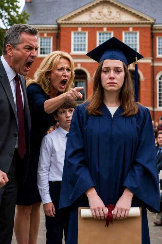 Per savo pačios universiteto baigimo ceremoniją tėvas trenkė man antausį taip stipriai, kad mano akademinė kepurė nuskriejo ant žemės: "Tu nenusipelnei šio diplomo!" – iškošė jis