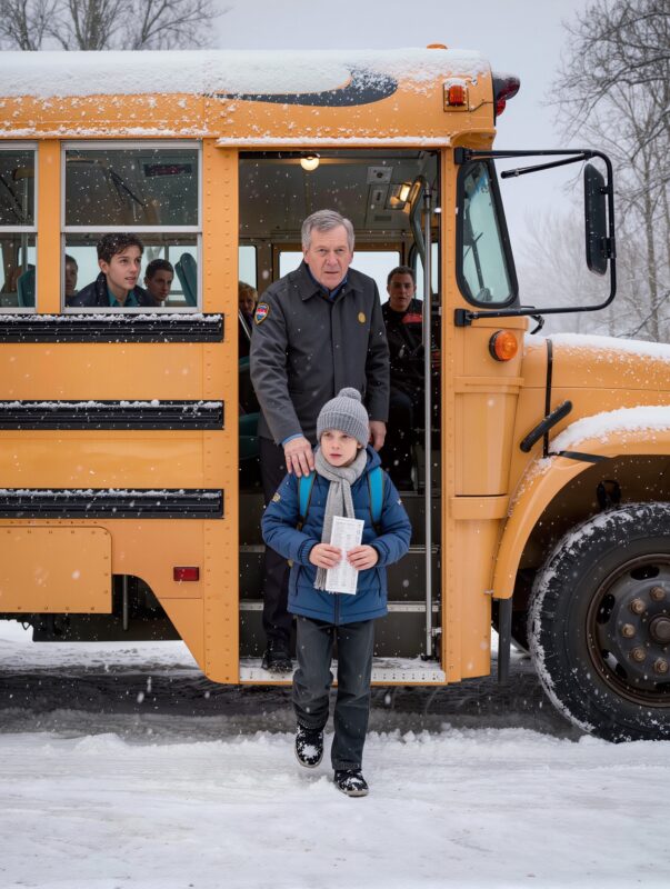 Vienuolikametis berniukas buvo išmestas iš autobuso dėl seno bilieto ir turėjo pėsčiomis per sniegą nueiti šešis kilometrus iki namų... Tai, kas jam nutiko tą dieną, sukrėtė visą rajoną