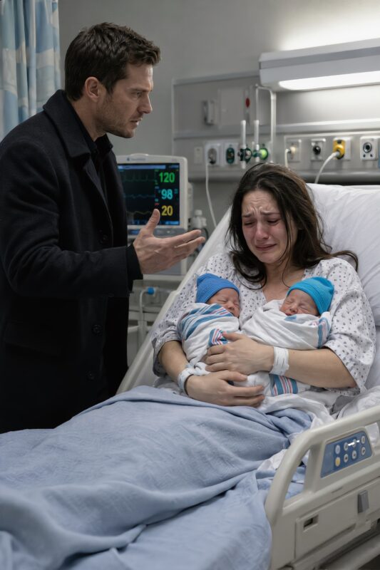 ano vyras paliko mane ir mūsų ką tik gimusius dvynius, nes jo turtinga motina liepė jam taip pasielgti... Jis pasirinko motinos pinigus vietoj savo nėščios žmonos ir išėjo nė neatsigręžęs
