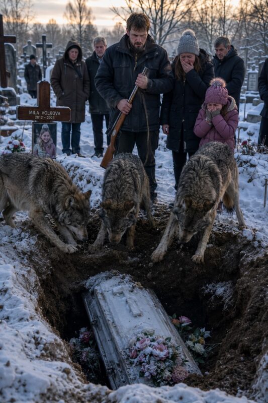 Vilkai atkaso vaiko kapą jo šeimos akivaizdoje... Tai, ką jie ten aptiko, sukrėtė visus!