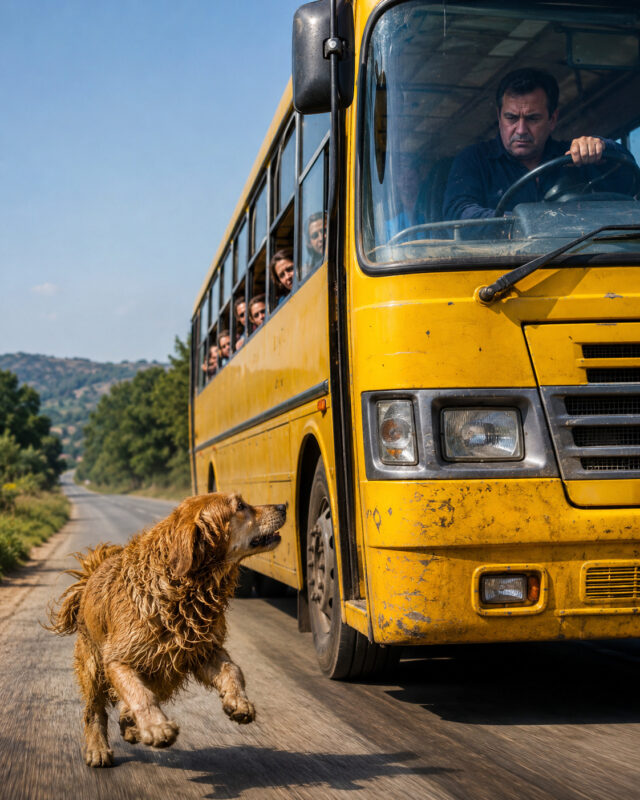 Šuo atsirado iš niekur, kilometrus bėgo paskui autobusą, o tada staiga puolė po jo ratais — tai, ką jis padarė vėliau, privertė visus keleivius netekti žado...