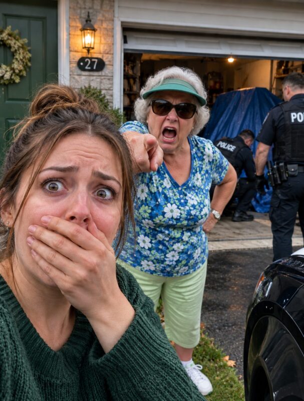 Mano kaimynė apskundė mane namų bendrijai, nes nudažiau savo lauko duris tamsiai žalia spalva... Po kelių dienų policijos pareigūnas peržiūrinėjo mano stebėjimo kameros įrašus, kai staiga pasakė man tik vieną dalyką: „Nedelsdama sustabdykite vaizdo įrašą! Kas yra jos garaže?“